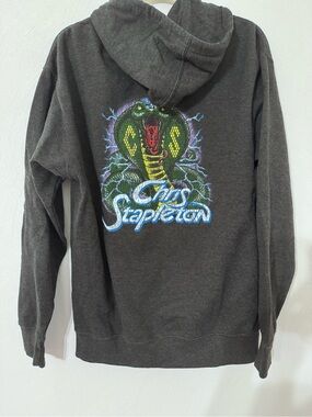 Chris Stapleton Tour Merch Zip Up Hoodie